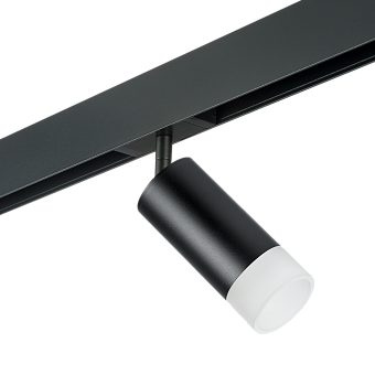 Трековый светильник Lightstar Rullo PRO43731 50Вт GU10 матовый чёрный для однофазного трека
