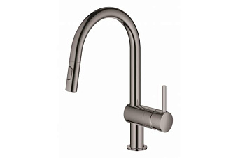 Смеситель для кухни GROHE Minta 32321A02 высокий излив чёрный
