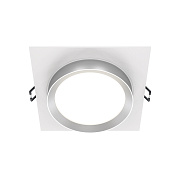 Светильник точечный встраиваемый Maytoni Hoop DL086-GX53-SQ-WS 15Вт GX53