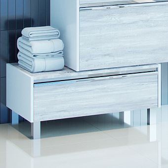 Комод Акватон Капри 1A231103KPDA0 43х76х21,3см бетон пайн