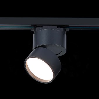Трековый светильник ST Luce ST651 ST651.436.09 9Вт LED чёрный для однофазного трека