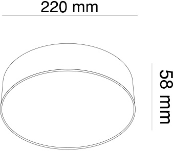Светильник потолочный Maytoni Zon C032CL-L32W3K 32Вт LED