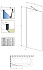 Стеклянная шторка на ванну RADAWAY Idea 10001070-54-01 150х70см