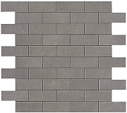 Керамическая мозаика Atlas Concord Италия Boost 9BMK Smoke Minibrick 30,5х30,5см 0,558кв.м.