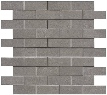 Керамическая мозаика Atlas Concord Италия Boost 9BMK Smoke Minibrick 30,5х30,5см 0,558кв.м.