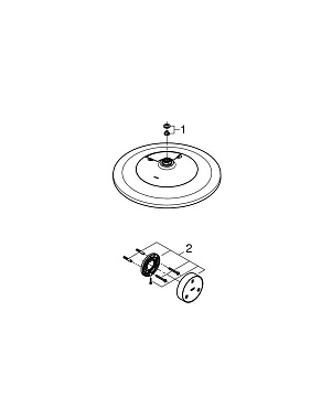 Верхний душ GROHE Rainshower 310 SmartConnect 26641000 хром