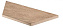 Матовый керамогранит Atlas Concord Россия Cliff 620090000307 Bianco Round Angolo Sx 30х60см 0,54кв.м.