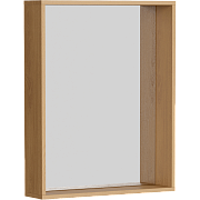 Зеркало AQWELLA Basic BAS0207DZ 14,2х75см с полкой