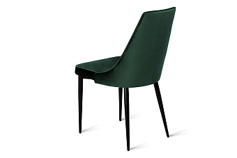 Кухонный стул AERO 50х58х91см велюр/сталь Dark Green
