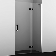 Душевая дверь WASSERKRAFT Aller 10H05RBLACK 200х120см стекло прозрачное