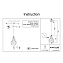 Светильник подвесной Maytoni Eustoma MOD238-PL-01-GN 40Вт E14