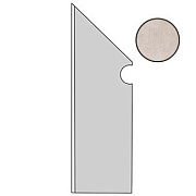 Плинтус Atlas Concord Италия Dwell A1LF Pearl Battiscopa Sagomato SX 30х7,2см 0,259кв.м.
