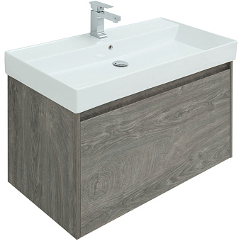 Тумба под раковину подвесная AQUANET Nova Lite 242579 43,5х96,6х48,8см