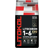 Цементная затирка LITOKOL LITOCHROM 1-6 EVO LE.135 антрацит 2кг
