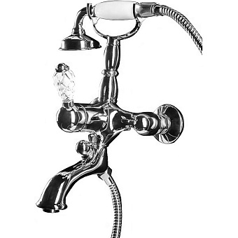Смеситель для ванны Boheme Crystal 263-CRST хром