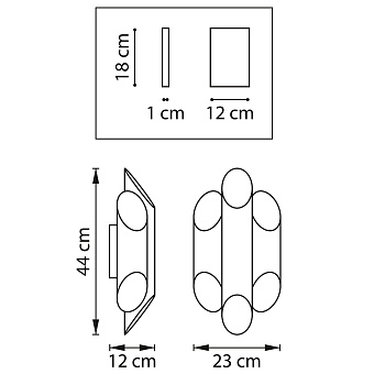 Бра Lightstar Siena 720667 40Вт G9