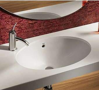 Раковина встраиваемая снизу ROCA Berna 7.3278.7.100.1 56х42см