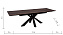 Кухонный стол раскладной AERO 90х160х76см закаленное стекло/керамика/сталь Dark Oak