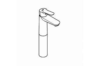 Смеситель для раковины GROHE BauEdge 23761000 хром