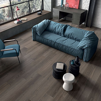 Матовый керамогранит ABK Poetry Wood PF60010061 Mud Nat Rett 120х20см 1,44кв.м.