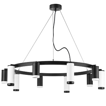Люстра подвесная Lightstar Rullo LR02037586576 500Вт 10 лампочек GU10