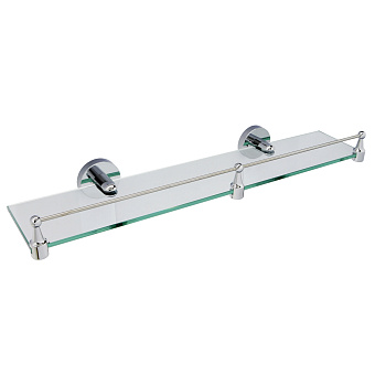 Полка в ванную прямоугольная WASSERKRAFT Rhein K-6200 K-6244 1-ярусная 12,5х50см хром