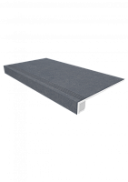 Плитка для ступеней ESTIMA Luna Set/Steptrade/LN04_NS/33x120/Riser/LN04_NS/14,5x12 Black 120х33смкв.м. неполированная
