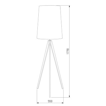 Торшер TK Lighting Walz 5046 60Вт E27