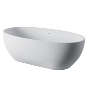 Ванна каменная ArtCeram Hoop ACW002 01 170х70см отдельностоящая