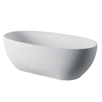 Ванна каменная ArtCeram Hoop ACW002 01 170х70см отдельностоящая