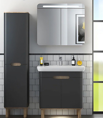 Пенал подвесной VITRA Sento 60856 35х40х158см антрацит