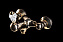 Смеситель для душа Boheme Crystal 284-CRST золотой