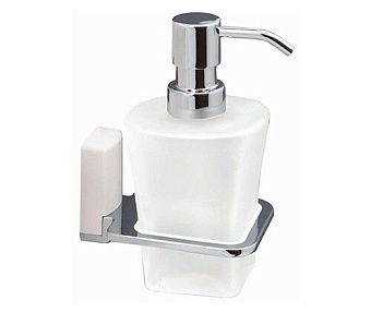 Дозатор WASSERKRAFT Leine K-5000 WHITE K-5099WHITE бежевый/хром
