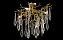 Люстра подвесная CRYSTAL LUX REINA REINA PL5 D600 GOLD PEARL 300Вт 5 лампочек E14