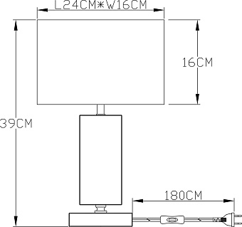 Настольная лампа Arte Lamp CLINT A4022LT-1CC 40Вт E14