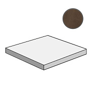 Плитка для ступеней Atlas Concord Италия Marvel ASMX Bronze Scalino Angolare 33х33см 0,109кв.м. матовая