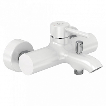 Смеситель для ванны IDEAL STANDARD CERALINE BC199U5 матовый белый/хром