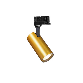 Трековый светильник IDEAL LUX FOX 283937 15Вт LED латунь для трёхфазного трека