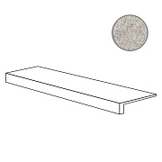 Плитка для ступеней ABK Native PF60003945 Gradino Top Ash Ret 120х32см 0,384кв.м. матовая