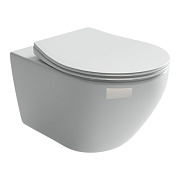 Унитаз подвесной Ceramica Nova PEARL CN8001 безободковый с микролифтом