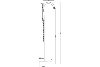 Смеситель для ванны Maxonor PL3087 хром