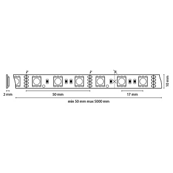 Светодиодная лента Lightstar 400050 14,4Вт/м 1000мм IP20 RGB свет