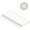 Плитка для ступеней Atlas Concord Италия Prism A4YI Cotton Gradino 30х60см 1,08кв.м. неполированная