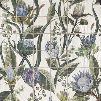 Декор MAINZU Cinque Terre PT03193 Mural Protea 120х120см 1,44кв.м.