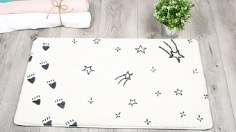 Коврик для ванной FIXSEN Teddy FX-6001S 50х80см белый