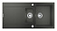 Мойка кухонная GROHE K500 31646AT0 100х50см серый
