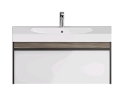 Тумба под раковину подвесная KERAMA MARAZZI Modula MO.100.1+1.AR 47х99,3х42см