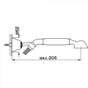 Душевой комплект Cisal Shower AR00305024 золото