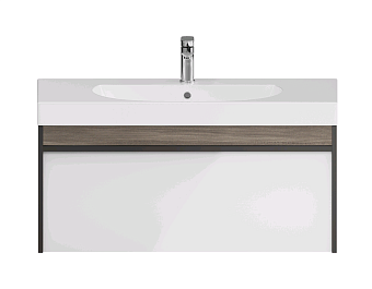 Тумба под раковину подвесная KERAMA MARAZZI Modula MO.100.1+1.AR 47х99,3х42см