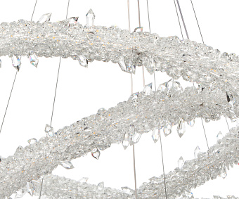 Люстра подвесная KINK Light Лиам 07875-80+60+40,33 113Вт 3 лампочек LED